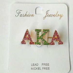 AKA Fashion Logo Brooch
